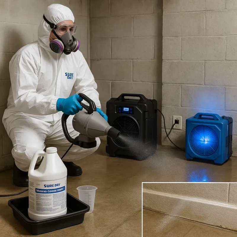 Sanitization and Odor Removal process in Lely, FL